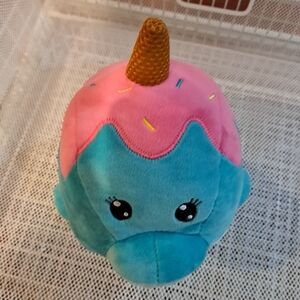 Narwhal Icecream Cone Squishmallow